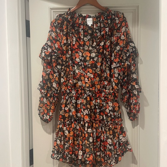 Misa Los Angeles Rizou Dress in Safari Floral - Picture 2 of 3